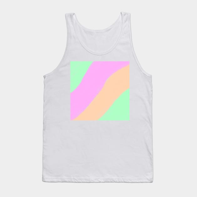 Pink green yellow watercolor abstract texture art Tank Top by Artistic_st